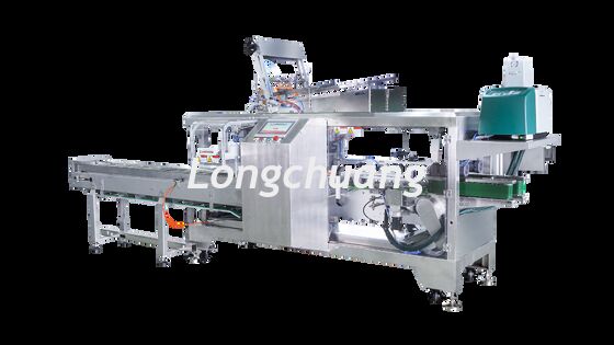 качество  Eight-Servo Automatic Cartoning Machine Packaging Production Line With 30-70 Boxes/Min Speed And 304 Food Grade Stainless Steel Construction фабрика